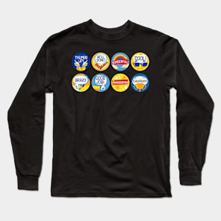 Confetti Positive Sayings Sticker pack Long Sleeve T-Shirt